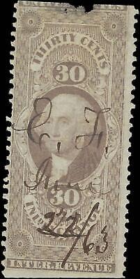 VEGAS - 1862-71 Revenue - Sc# R52B - Part Perf -- Thin Top