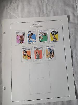 1982-89 Nicaragua on Pages - Used - Well Filled - See ~71 Photos