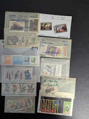 Box of Misc Africa Stamps in Glassines Unopened From Estate! -68 Photos