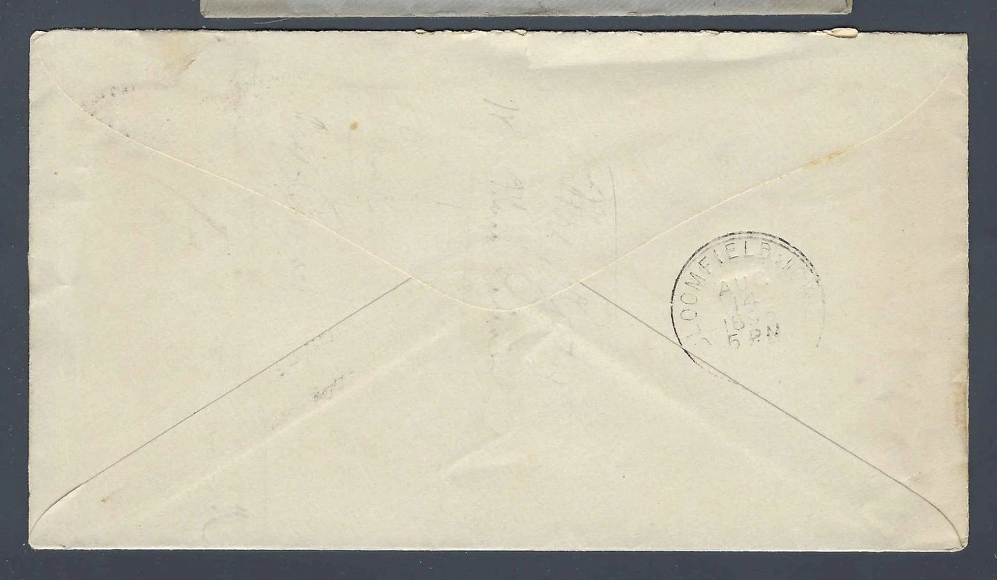 1895 Moulton, Iowa IA Star Grocery Advertising Cover w/ Letter Elmer Wood Entire