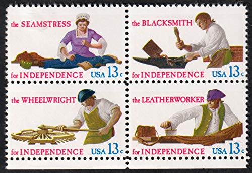 1977 Skilled Hands for Independence Block of4 13c Stamps -Scott1720 - MNH,OG