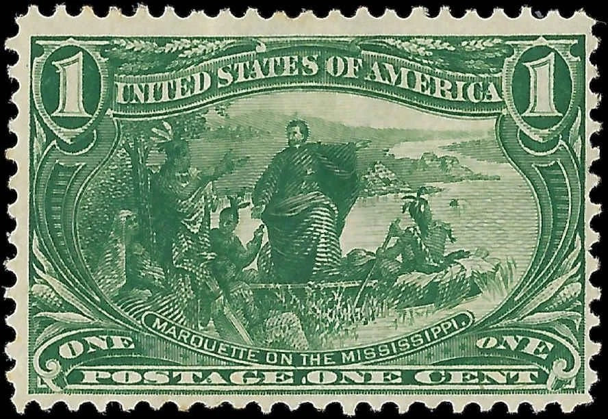 1898 USA - Scott 285 - 1c - Trans-Mississippi - MH, OG - Solid - Fresh