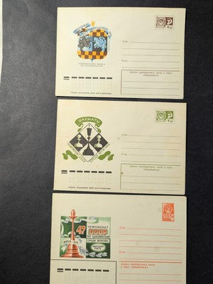 29 Chess Themed Covers/Post Cards - Most Russia - See 10 Photos