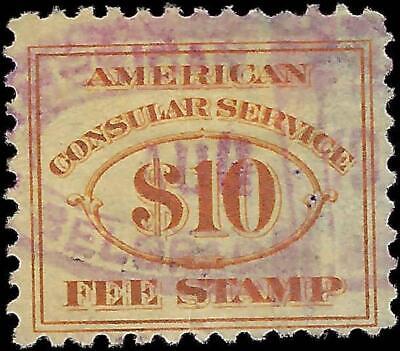 VEGAS - 1906 Consular Service Fee Stamp - Scott RK21