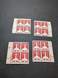 1971 Jet Airliner Airmail Plate Block Set of 4 Plate #32998 - Scott C78 MNH