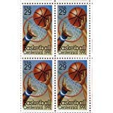 1991 Basketball Centennial Block of 4 29c Postage Stamps, Sc #2560, MNH, OG