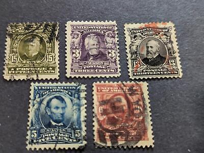 VEGAS - 1902-03 Short Set Scott 302,304,305,308,309