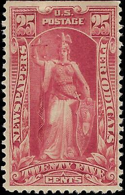 VEGAS - 1895 25c Newspaper Stamp - Scott PR118 - MH, OG