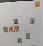 Old British Honduras Collection on Home Made Pages - M&U- Some Better - 9 Photos