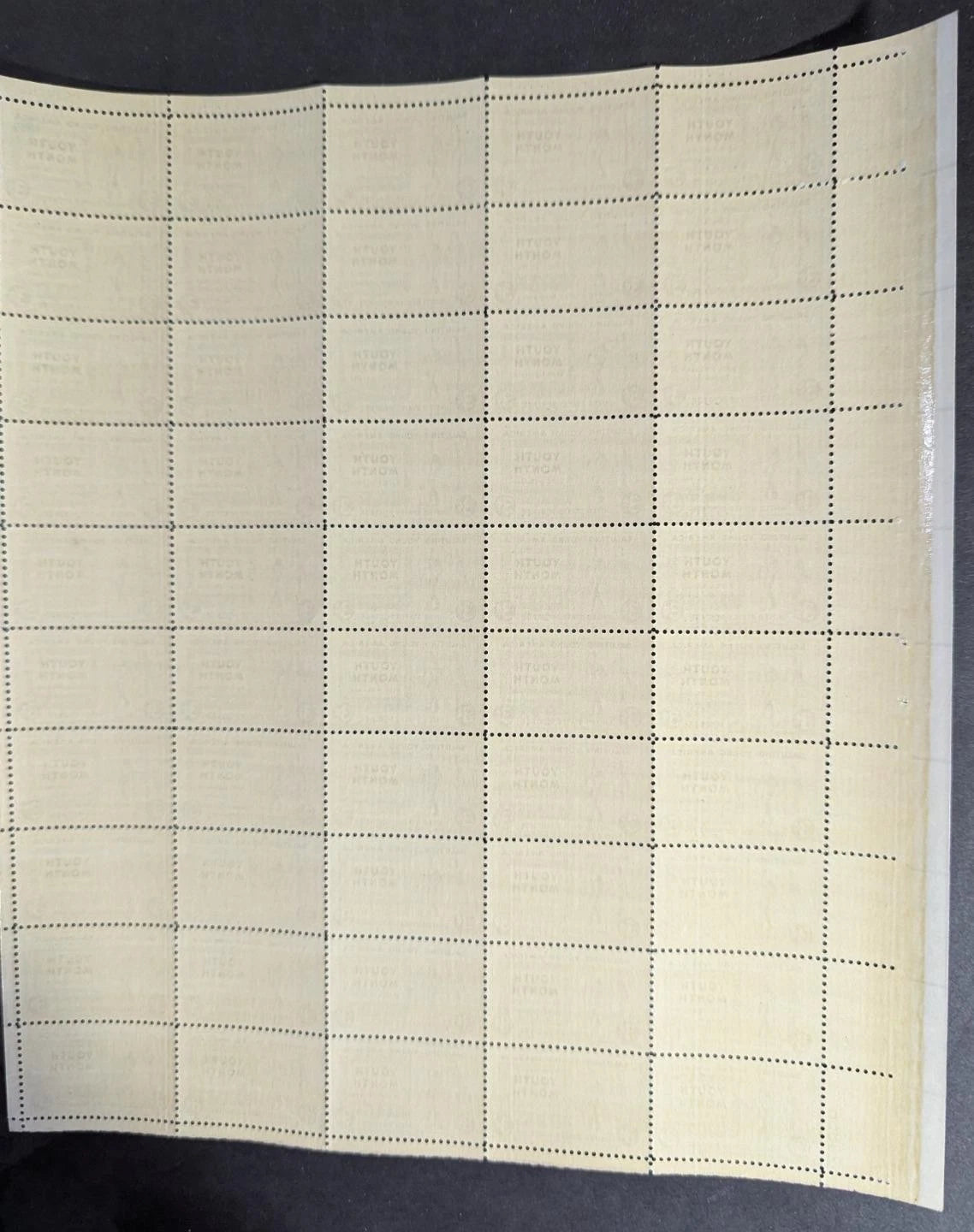 1948 USA Youth Month 3c Sheet -Scott 963 -MNH, Undisturbed OG - No Sig Flaws