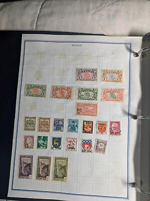 Nice Lot of International Stamps on Album pages - Ryukyu & More -See ~119 Photos
