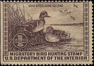 VEGAS - 1939 Duck Hunting Stamp - Scott RW6 - Mint, NG - Tiny Crease