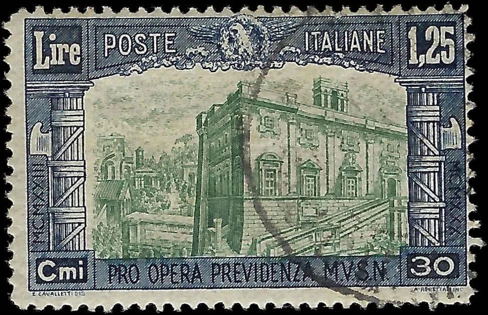 1930 Italy Semi Postal- Scott B37 - Canceled with Gum - Cat= $95