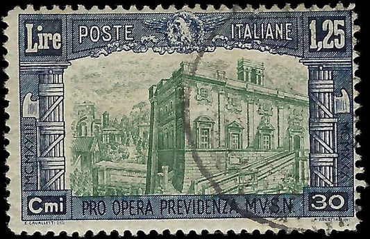1930 Italy Semi Postal- Scott B37 - Canceled with Gum - Cat= $95