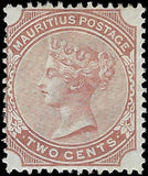 c1879 Mauritius 2c - Sc# 59 (WM 1)- Mint, No Gum - Nice!