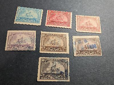 VEGAS - 1898 Revenue - Scott R163-171 - Used Short Set