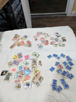 Sizable Lot of International Stamps Some Better - Old & More Modern - 49 Photos