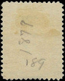 c1879 - Sc# 189 Scott 15c Stamp - Used Secret Mark, Soft Paper - Solid