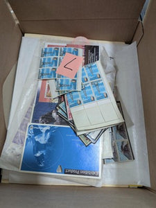 Box of OLD & Many Better Misc Int. Stamps - Many Sheets & Multiples -121 Photos