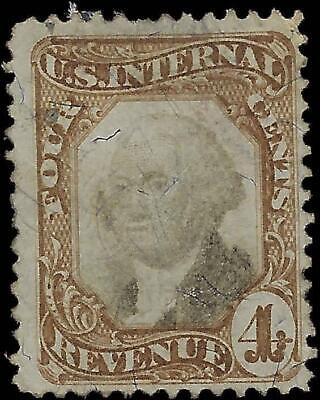 VEGAS - 1862-71 Revenue - Scott R136 - Cut Cancel