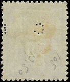 c1900 France 2F - Scott 108 - Used - Perfins - Solid - Choice Centering!
