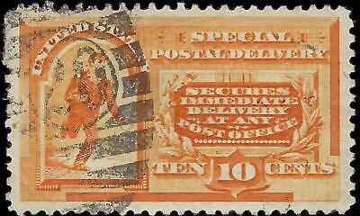 VEGAS - 1893 Columbian Special Delivery 10c - Scott E3 - Light Thin - Centering!
