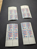 1971 USA & Jet Airmail Plate Block Set of 4 Pl #33009 - Scott C81 MNH