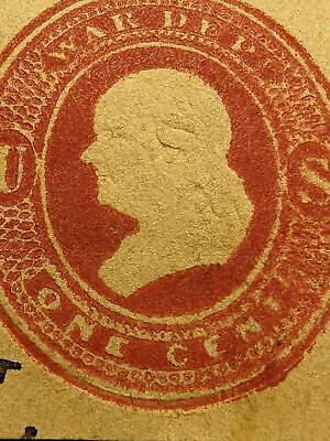 VEGAS - 1875 Franklin 1c - Scott WO46? - Used - Appears to Be an Inking Problem