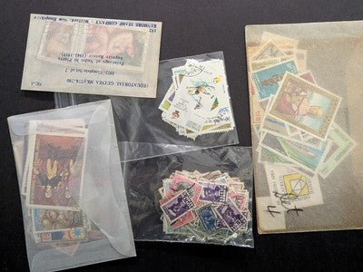 Box of Misc Africa Stamps in Glassines Unopened From Estate! -109 Photos