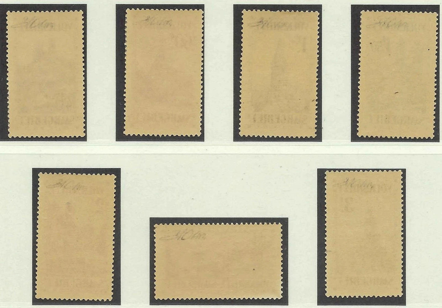 1932 Saar - Scott B37-B43 Quality Full Set - MNH, Undisturbed OG - Hi Cat! -READ