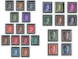 1941-44 Germany - Sc# 506-527 - MNH, Undisturbed OG - All Post Office Fresh!