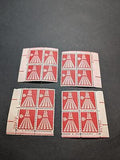 1968 Star Runway Airmail Plate Block Set of 4 Plate #29476 - Scott C72 MNH