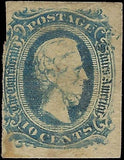 c1863 - USA Confederate States Scott CSA 11 10c Postage Stamp - Used