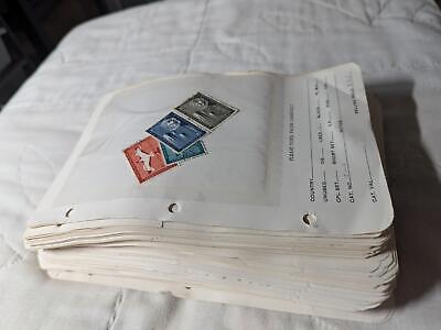 United Nations UN Stamp Collection in stock Cards -See ~47 Photos in Description