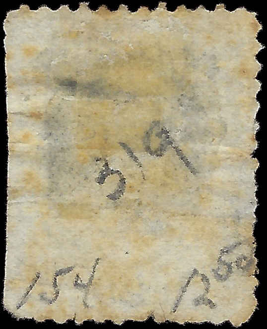 1879 Hamilton 30c - Scott 190 - Clipped On Right Side