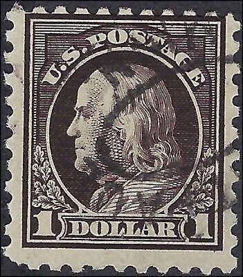 VEGAS - 1915 Franklin $1 - Scott 460 Used - DL WM - Solid
