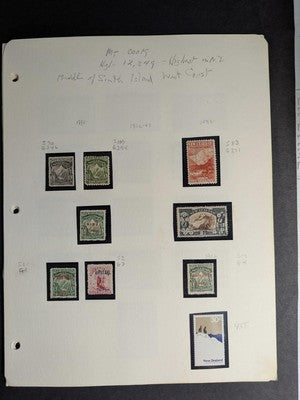 Hi Cat Captain Cook on Home Made Pages with Mounts - Mint & Used - See 15 Photos