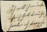 c1851 Wurttemberg 3kr - Scott 2 - Used on Cover Piece