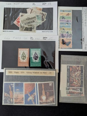Box of Misc Africa Stamps in Glassines Unopened From Estate! -104 Photos