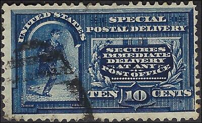 VEGAS - 1895 Special Delivery 10c - Scott E5 - Used - Well Centered! 2 Short Perfs