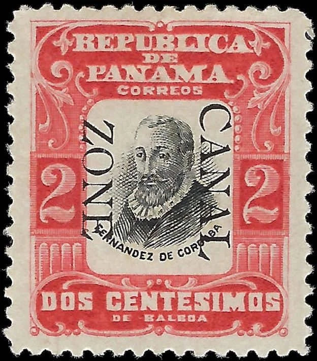 1906 USA Canal Zone - Scott 23 - MH, OG - Light Crease