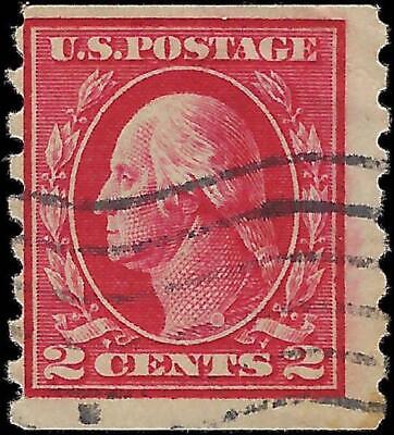 VEGAS - 1912 USA Washington 2c - Scott 413 Coil - Used