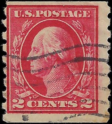 VEGAS - 1912 USA Washington 2c - Sc# 413 Coil - Used