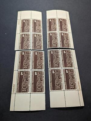 1967 Alaska Purchase Airmail Plate Block Set of 4 Plate #29022 - Scott C70 MNH