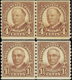 c1930 - Scott #686, 687 - 2 Coil Pairs - MNH, Undisturbed OG - Fresh!