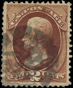 c1870 2c Jackson - Sc# 146 - Used with Excellent Centering!