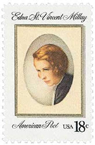 1981 Edna St Vincent Millay Single 18c Postage Stamp - Scott 1926 - MNH,OG