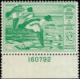 c1949 - Scott RW16 Hunting Permit Duck Stamp - MNH, OG with some Dist on Gum