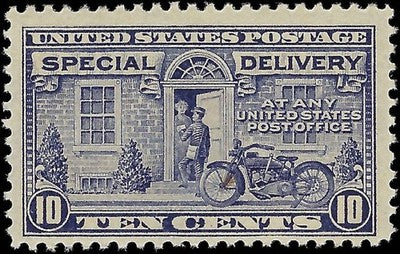 c1922 - #E12 Special Delivery 10c - MNH, Undisturbed OG (Perf 11x11) (#2)