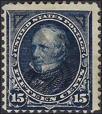 c1895 - #274 Clay 15c USA Postage Stamp - Near Invisible Cancel - Used